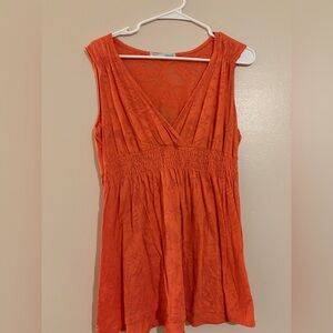 Maurices Vibrant Orange Blouse